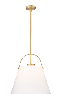 Z-Studio One Light Pendant in Heritage Brass (224|743P18-HBR)