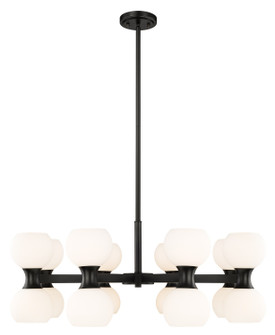 Artemis 16 Light Chandelier in Matte Black (224|494-16MB)