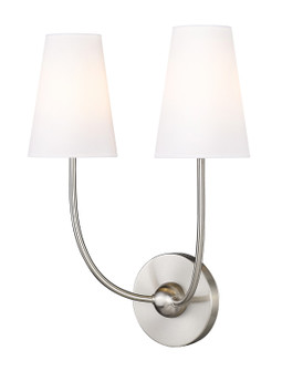 Shannon Two Light Wall Sconce in Brushed Nickel (224|3040-2S-BN)