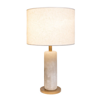 Sentu One Light Table Lamp in French Gold/Alabaster (137|394T01FGAL)