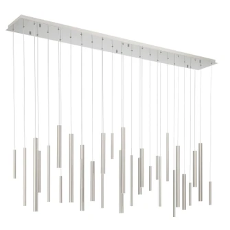 Santana LED Chandelier in Satin Nickel (40|46814-036)