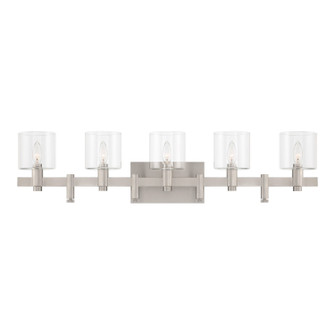 Decato Five Light Vanity in Satin Nickel (40|46813-022)