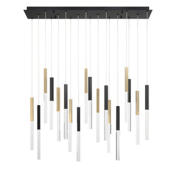 Benicio LED Chandelier in Gold-Black Mix (40|46771-025)