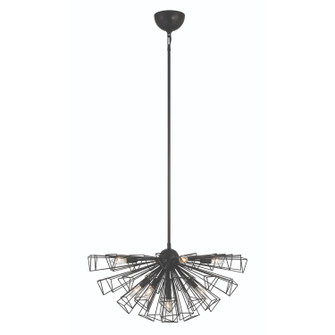 Dendelio Nine Light Chandelier in Matte Black (40|46762-016)
