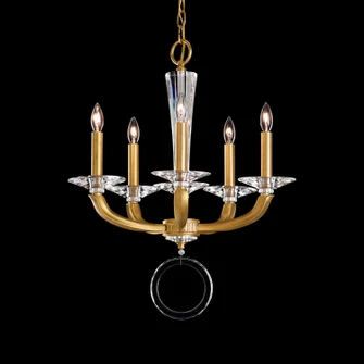 Emilea Five Light Chandelier in Etruscan Gold (53|MA1005N-23O)