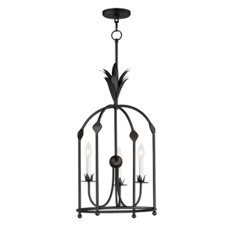 Paloma Three Light Foyer Pendant in Anthracite (16|2884AR)