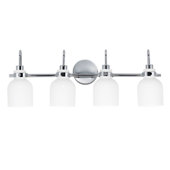 Milk Four Light Bath Vanity in Polished Chrome (16|12334WTPC)