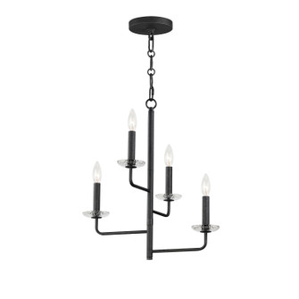 Madeira Four Light Chandelier in Anthracite (16|12324TCAR)