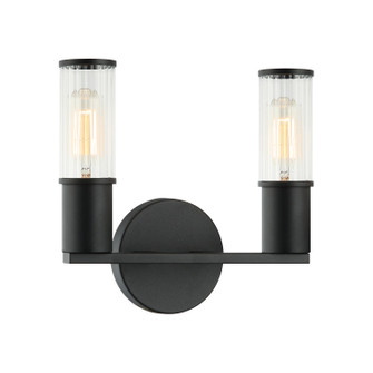 Klarice Two Light Wall Sconce in Matte Black (423|S02802MB)