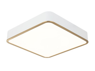 AINSLAY LED Ceiling Mount in White + Aged Gold Brass (423|M10545WHAG)