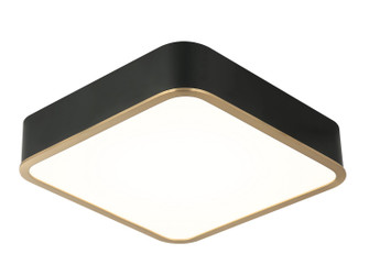 Ainslay LED Ceiling Mount in Black + Aged Gold Brass (423|M10542BKAG)
