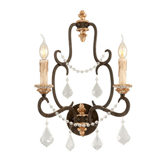Bordeaux Two Light Wall Sconce in Parisian Bronze (67|B3512-PZ/DG)