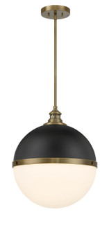 Vorey One Light Pendant in Coal And Oxidized Aged Brass (7|6606-885)