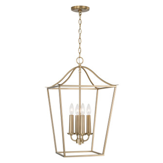 Grady Four Light Foyer Pendant in Matte Brass (65|550641MA)