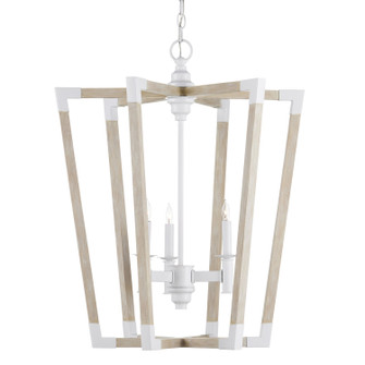 Bastian Three Light Lantern in Sugar White/Sandstone (142|9000-1112)