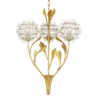Dandelion Three Light Pendant in Contemporary Silver Leaf/Silver/Contemporary Gold Leaf (142|9000-1081)
