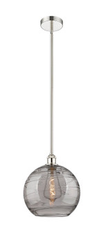 Edison One Light Mini Pendant in Polished Nickel (405|616-1S-PN-G1213-12SM)