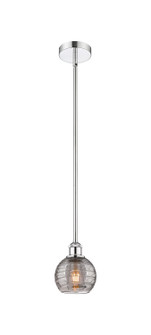 Edison One Light Mini Pendant in Polished Chrome (405|616-1S-PC-G1213-6SM)