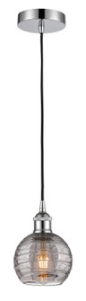 Edison One Light Mini Pendant in Polished Chrome (405|616-1P-PC-G1213-6SM)