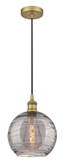 Edison One Light Mini Pendant in Brushed Brass (405|616-1P-BB-G1213-10SM)