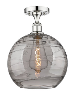 Edison One Light Semi-Flush Mount in Polished Chrome (405|616-1F-PC-G1213-12SM)