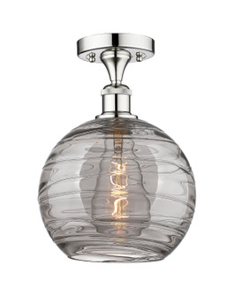Edison One Light Semi-Flush Mount in Polished Chrome (405|616-1F-PC-G1213-10SM)