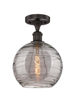 Edison One Light Semi-Flush Mount in Oil Rubbed Bronze (405|616-1F-OB-G1213-10SM)