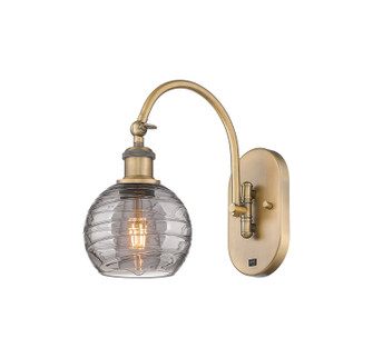 Ballston One Light Swing Arm in Brushed Brass (405|518-1W-BB-G1213-6SM)
