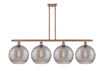 Ballston Four Light Island Pendant in Antique Copper (405|516-4I-AC-G1213-12SM)