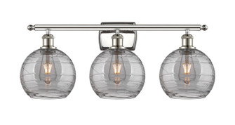 Ballston Three Light Bath Vanity in Polished Nickel (405|516-3W-PN-G1213-8SM)