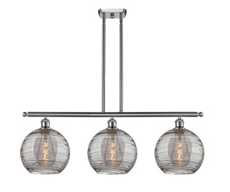 Ballston Three Light Island Pendant in Brushed Satin Nickel (405|516-3I-SN-G1213-10SM)