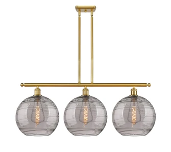 Ballston Three Light Island Pendant in Satin Gold (405|516-3I-SG-G1213-12SM)