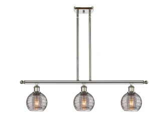Ballston Three Light Island Pendant in Polished Nickel (405|516-3I-PN-G1213-6SM)