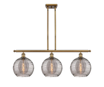 Ballston Three Light Island Pendant in Brushed Brass (405|516-3I-BB-G1213-10SM)