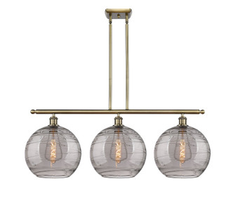 Ballston Three Light Island Pendant in Antique Brass (405|516-3I-AB-G1213-12SM)