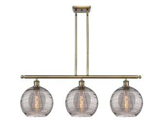 Ballston Three Light Island Pendant in Antique Brass (405|516-3I-AB-G1213-10SM)