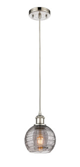 Ballston One Light Mini Pendant in Polished Nickel (405|516-1P-PN-G1213-6SM)