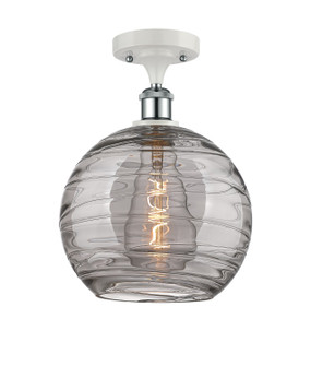 Ballston One Light Semi-Flush Mount in White Polished Chrome (405|516-1C-WPC-G1213-10SM)