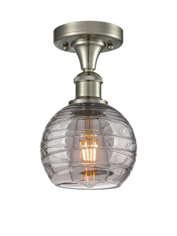 Ballston One Light Semi-Flush Mount in Brushed Satin Nickel (405|516-1C-SN-G1213-6SM)