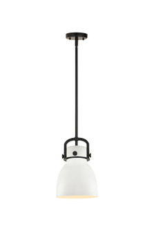 Downtown Urban One Light Pendant in Matte Black (405|410-1SS-BK-M412-8W)