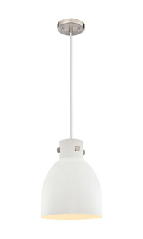 Downtown Urban One Light Pendant in Satin Nickel (405|410-1PM-SN-M412-10W)