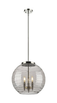 Ballston Three Light Pendant in Polished Nickel (405|221-3S-PN-G1213-16SM)