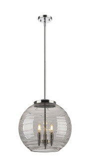 Ballston Three Light Pendant in Polished Chrome (405|221-3S-PC-G1213-16SM)