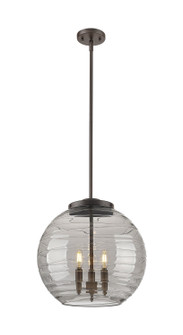Ballston Three Light Pendant in Oil Rubbed Bronze (405|221-3S-OB-G1213-16SM)