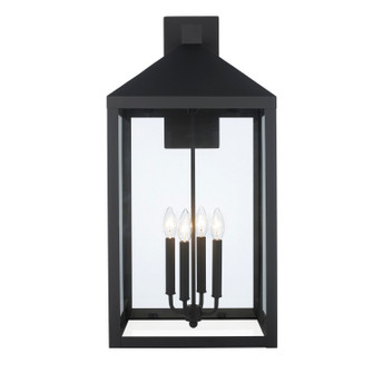 Tempest Four Light Outdoor Wall Mount in Black (110|51534 BK)