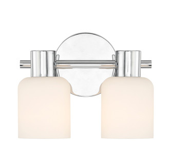 Strand Two Light Bathroom Vanity in Chrome (159|V6-L8-9022-2-11)