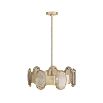 Vella Seven Light Chandelier in Antique Brass (314|DSI02)