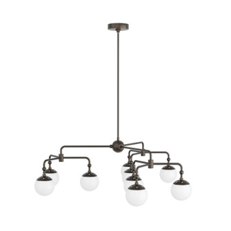 Utica Nine Light Chandelier in English Bronze (314|DLC02)