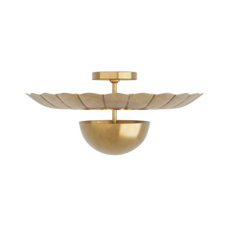 Teresa Two Light Flush Mount in Antique Brass (314|DFI01)