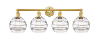 Edison Four Light Bath Vanity in Polished Chrome (405|616-4W-PC-G556-8CL)